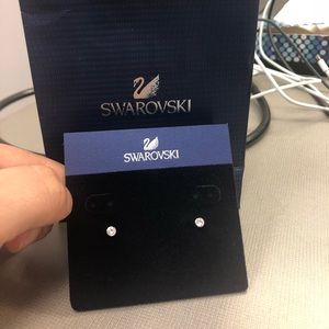 Swarovski Harley Pierced Stud Earrings set of 2